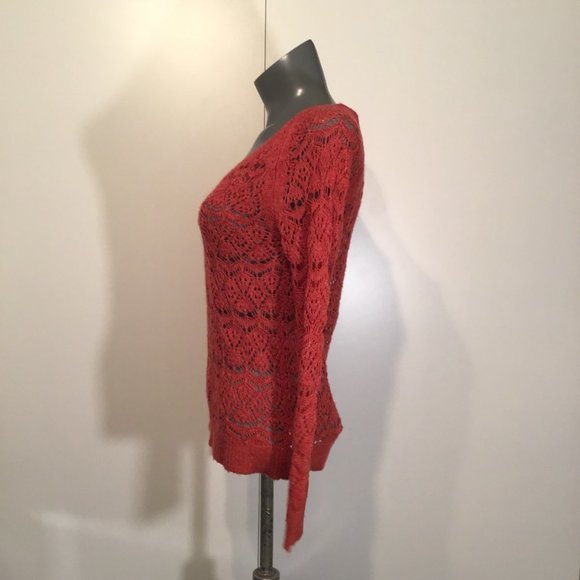 Aeropostale V-Neck Loose Knit Sweater Size S - Picture 6 of 12